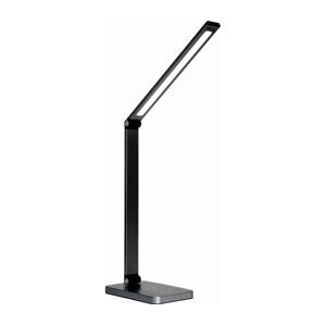 LED Stolní lampa s bezdrátovou nabíječkou LED/10W/230V černá