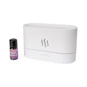 Ultrazvukový aroma difuzér a zvlhčovač vzduchu 180ml bílá