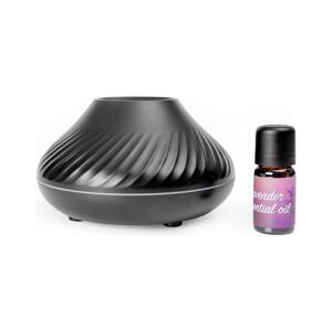 LED RGB Aroma difuzér s imitací plamene LED/6,5W/5V 130ml černá