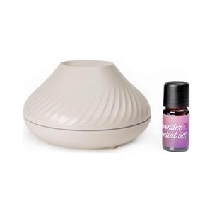 LED RGB Aroma difuzér s imitací plamene LED/6,5W/5V 130ml bílá