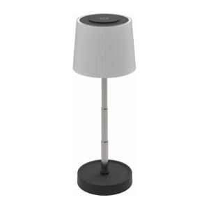LED Stmívatelná venkovní nabíjecí stolní lampa LED/2W/5V IP44 1200 mAh šedá