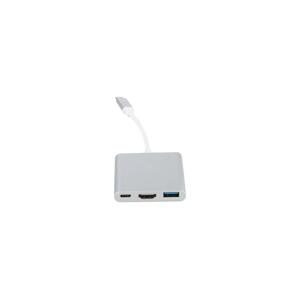 USB-C hub 3v1 Power Delivery 100W a HDMI 4K PMH01