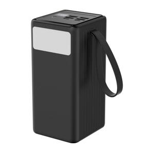 Power Bank 60000 mAh 65W PD 4xUSB-A + 2xUSB-C s LED svítilnou a USB-C kabelem 1m