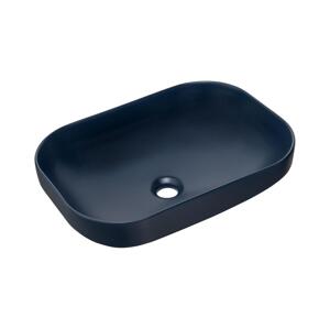 COMAD COMAD UN-NELI-MNB - Umyvadlo na desku NELI 50,4x35,2 cm keramika/matná modrá