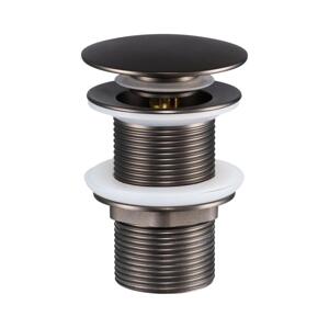 COMAD COMAD CLICK-CLACK T201GG-3 - Umyvadlová výpusť CLICK-CLACK pr. 7 cm šedá