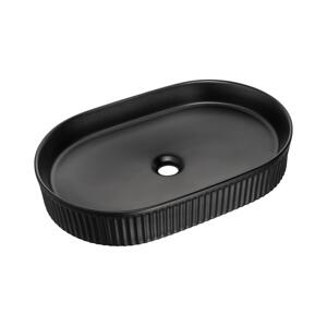 COMAD COMAD BEYOND 3 BLACK ( E-6531 ) - Umyvadlo na desku BEYOND 56x36 cm matná černá
