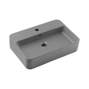 COMAD COMAD  2 MATT LIGHT GREY ( E-6282 ) - Umyvadlo na desku  55x38 cm šedá