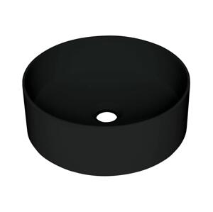 Deante Deante CQS_NU4S - Umyvadlo na desku SILIA pr. 36 cm granit/černá