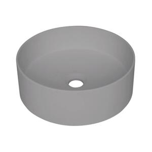 Deante Deante CQS_SU4S - Umyvadlo na desku SILIA pr. 36 cm granit/metalicky šedá
