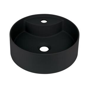 Deante Deante CQS_NU4B - Umyvadlo na desku s otvorem SILIA pr. 36 cm granit/černá