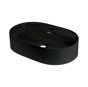 Deante Deante CQS_NU6B - Umyvadlo na desku s otvorem SILIA 35x55 cm granit/černá