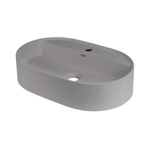 Deante Deante CQS_SU6B -Umyvadlo na desku s otvorem SILIA 35x55cm granit/metalicky šedá