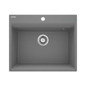 Deante Deante ZRC_S10A - Kuchyňský dřez CORIO 50x60 cm granit/metalicky šedá