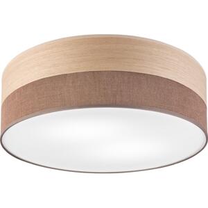 Stropní svítidlo SIRJA WOOD 2xE27/15W/230V pr. 45 cm hnědá/dub