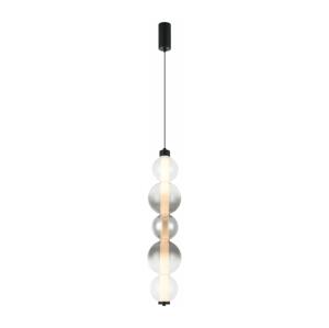 LED Lustr na lanku LUMMI LED/19W/230V černá/kouřová LM-1.278