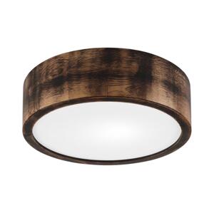 Stropní svítidlo OAK SMOKY 1xE27/15W/230V ø 27,5 cm dub/tmavě hnědá