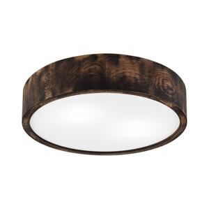Stropní svítidlo OAK SMOKY 2xE27/15W/230V ø 37,5 cm dub/tmavě hnědá
