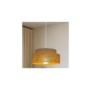 Lustr na lanku BOHO 1xE27/60W/230V béžová