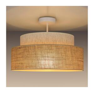 Přisazený lustr BOHO 1xE27/60W/230V bílá/béžová