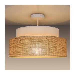 Přisazený lustr BOHO 1xE27/60W/230V bílá/béžová