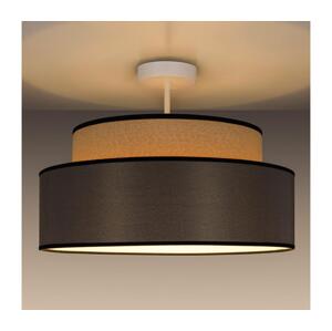 Přisazený lustr GRACE 1xE27/60W/230V béžová/hnědá