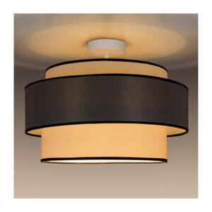 Přisazený lustr GRACE 1xE27/60W/230V krémová/hnědá