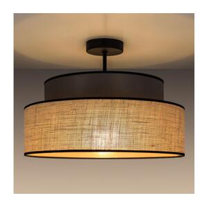 Přisazený lustr BOHO 1xE27/60W/230V hnědá/béžová