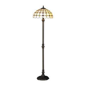Brilagi - Tiffany vitrážová stojací lampa DORAN 2xE27/60W/230V 63002