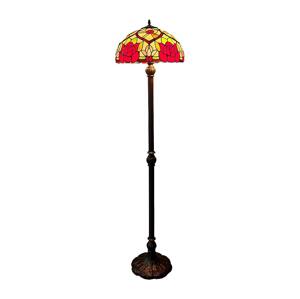 Brilagi - Tiffany vytrážová stojací lampa GARLAN 2xE27/60W/230V 63014