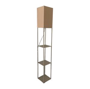 Brilagi - Stojací lampa s poličkami GRADUS 1xE27/40W/230V šedá/béžová 63019
