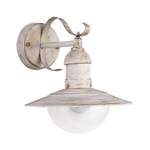 Brilagi - Venkovní nástěnné svítidlo MOLDE 1xE27/60W/230V IP44 bílá/patina 63023