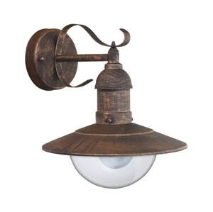 Brilagi - Venkovní nástěnné svítidlo MOLDE 1xE27/60W/230V IP44 bronzová/patina 63024