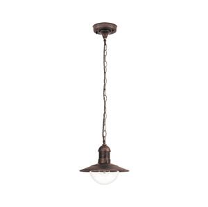 Brilagi - Venkovní závěsné svítidlo MOLDE 1xE27/60W IP44 bronzová/patina 63027
