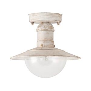 Brilagi - Venkovní stropní svítidlo MOLDE 1xE27/60W IP44 bílá/patina 63029