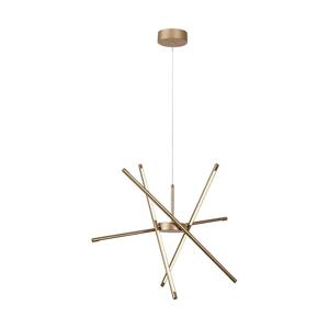Rabalux Rabalux 72339 - LED Lustr na lanku HENLI2 LED/40W/230V 3000K zlatá