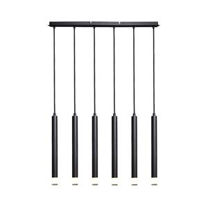 Rabalux Rabalux 72362 - Lustr na lanku RAMIRA 6xG9/5W/230V černá