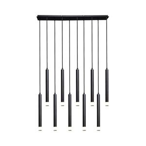 Rabalux Rabalux 72364 - Lustr na lanku RAMIRA 10xG9/5W/230V černá