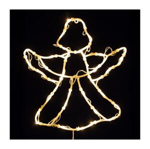 LED Vánoční dekorace do okna 35xLED/230V IP44 anděl teplá bílá 5005611