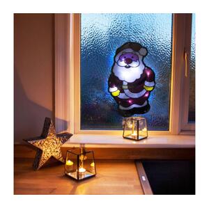 LED Vánoční dekorace 8xLED/3xAAA studená bílá santa gl-56530E