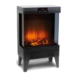 LED Elektrický krb s topením LED/2000W/230V + dálkové ovládání gl-BW2105