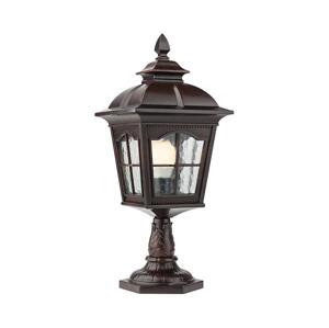 Redo Redo 9652 - Venkovní lampa YORK 1xE27/70W/230V IP44 hnědá