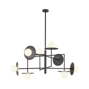 Redo 01-2753 - Lustr na tyči PLATO 8xG9/10W/230V černá 01-2753