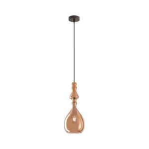 Redo Redo 01-2939 - Lustr na lanku AMBIX 1xE27/42W/230V pr. 18 cm hnědá