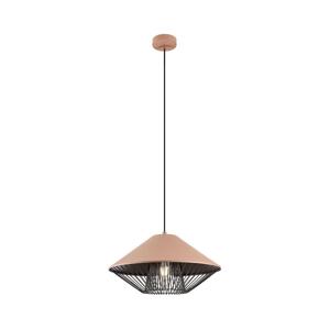 Redo Redo 01-3005 - Lustr na lanku GRILL 1xE27/42W/230V pr. 39,6 cm černá/hnědá