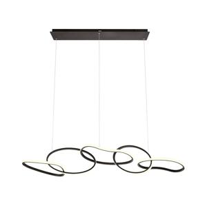 Redo 01-3393 - LED Stmívatelný lustr na lanku BIAS LED/120W/230V černá 01-3393