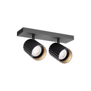 Redo 01-3403 - Bodové svítidlo DELPHI 2xGU10/7W/230V černá 01-3403