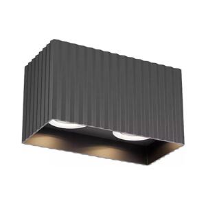 Redo 01-3412 - Bodové svítidlo DELPHI 2xGU10/7W/230V černá 01-3412