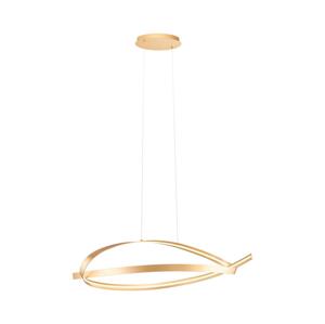 Redo 01-3616 - LED Stmívatelný lustr na lanku IMPULS LED/38W/230V zlatá 01-3616