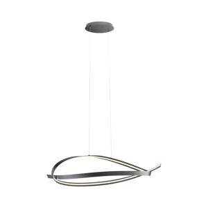 Redo 01-3617 - LED Stmívatelný lustr na lanku IMPULS LED/38W/230V černá 01-3617