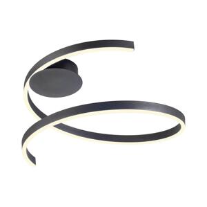 Redo 01-4012 - LED Stmívatelné stropní svítidlo SCROLL LED/38W/230V černá 01-4012